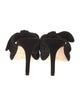 Loeffler Randall Suede Bow Accents Mules