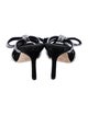 Loeffler Randall Suede Bow Accents Slides