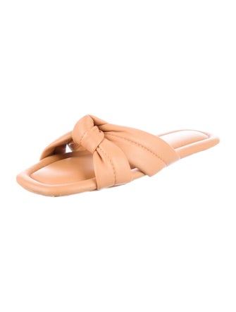 Loeffler Randall Leather Slides