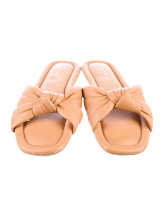 Loeffler Randall Leather Slides