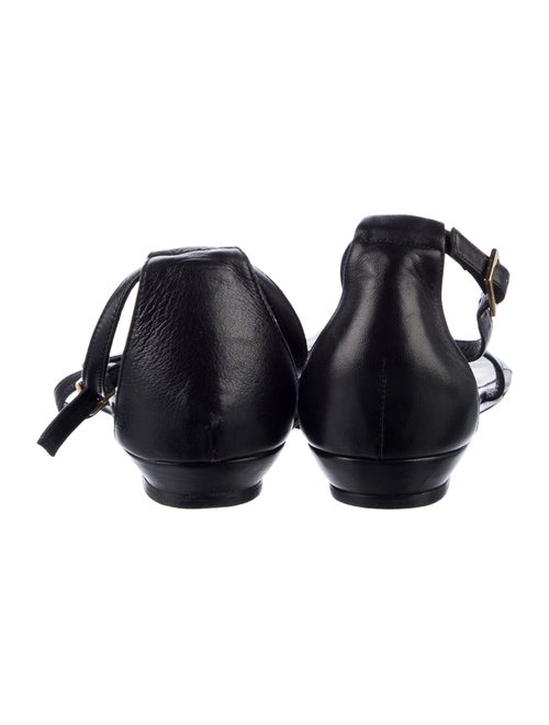 Loeffler Randall Leather T-Strap Sandals