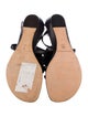 Loeffler Randall Leather T-Strap Sandals