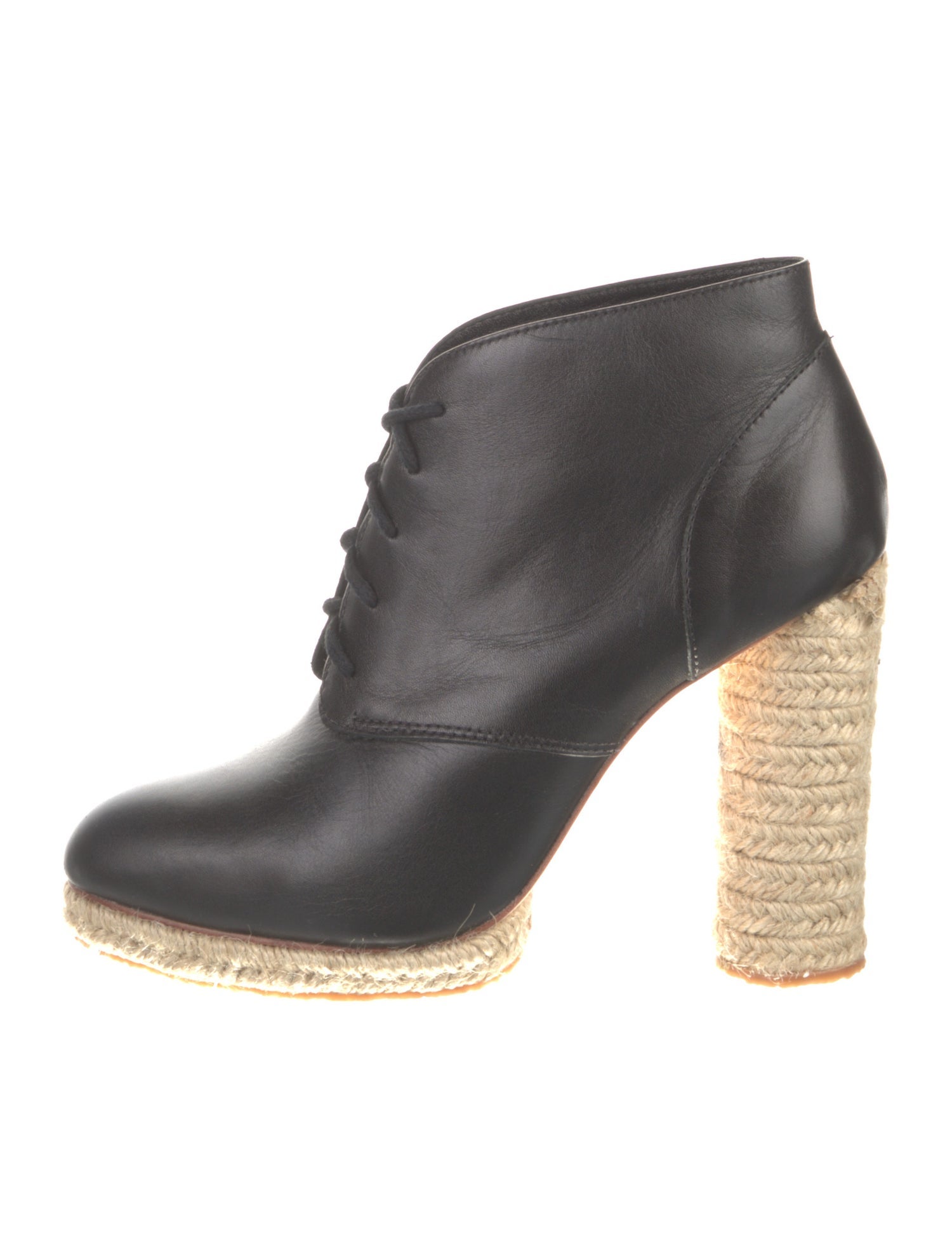 Loeffler Randall Leather Lace-Up Boots