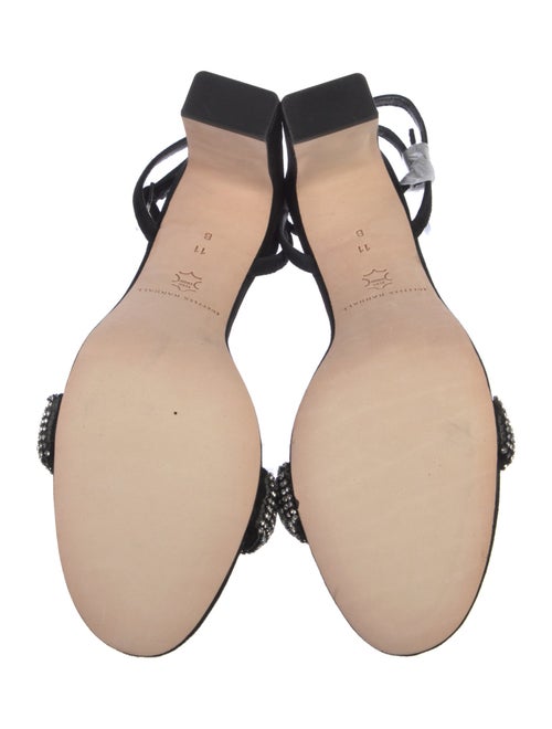 Loeffler Randall Suede Crystal Embellishments Sandals