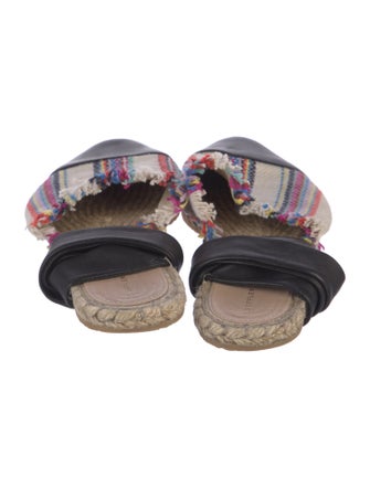 Loeffler Randall Canvas Printed D'Orsay Flats