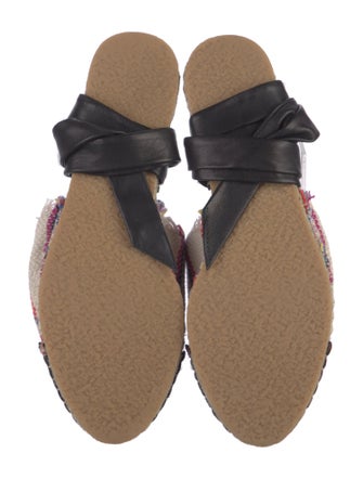Loeffler Randall Canvas Printed D'Orsay Flats