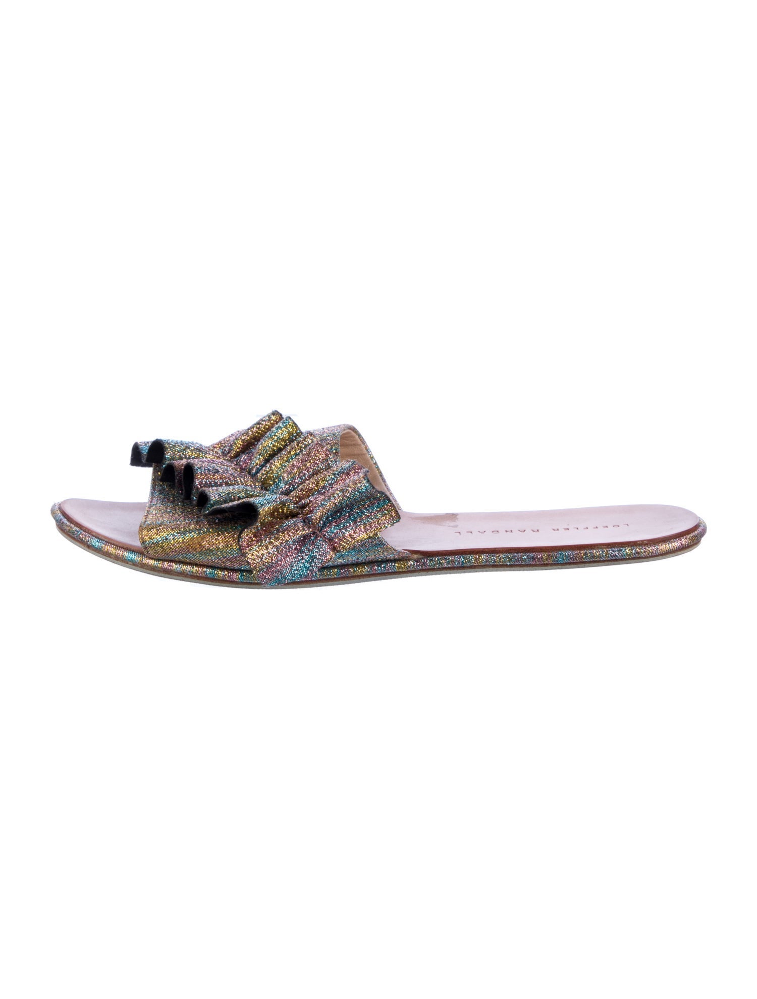 Loeffler Randall Glitter Accents Slides