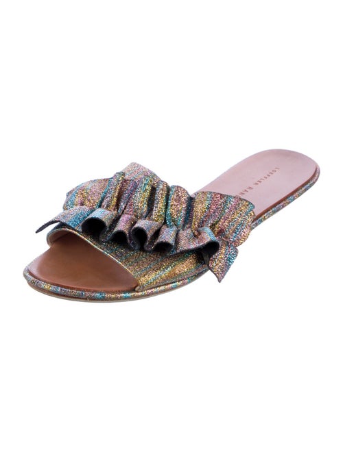 Loeffler Randall Glitter Accents Slides