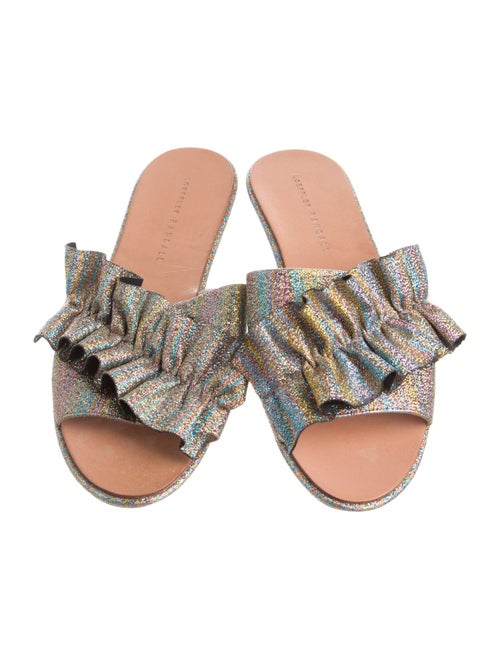 Loeffler Randall Glitter Accents Slides