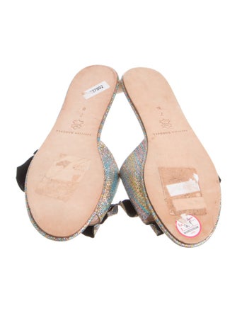 Loeffler Randall Glitter Accents Slides