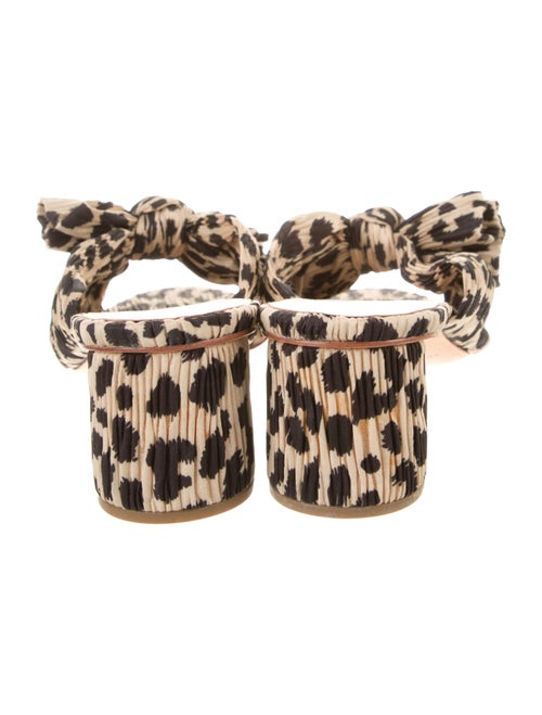 Loeffler Randall Animal Print Slides