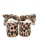 Loeffler Randall Animal Print Slides