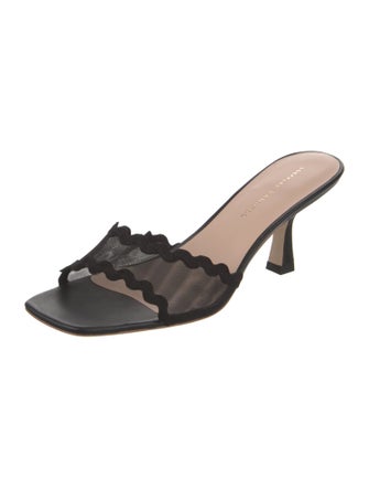 Loeffler Randall Leather Slides