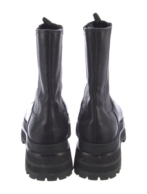 Loeffler Randall Leather Combat Boots
