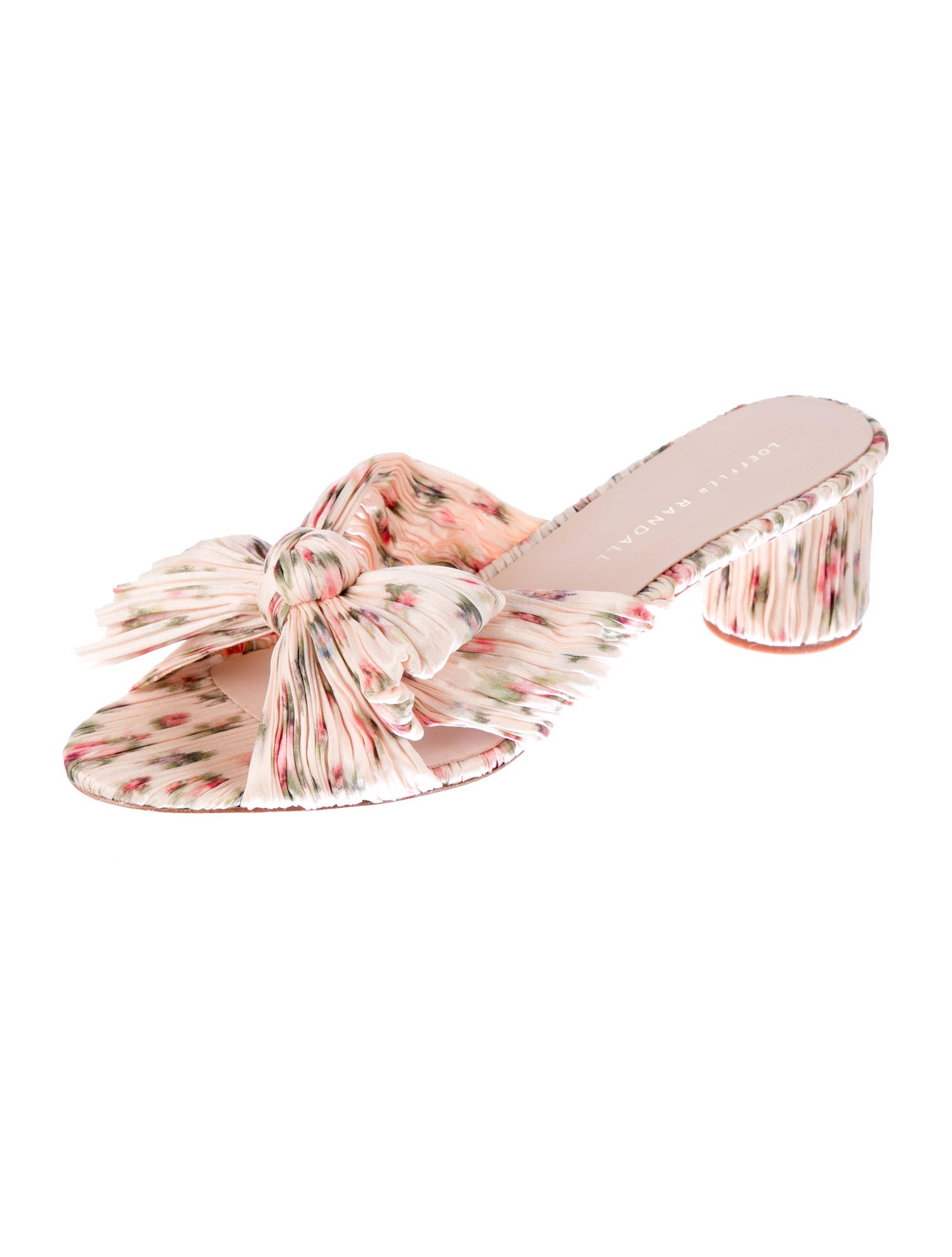 Loeffler Randall Floral Print Slides