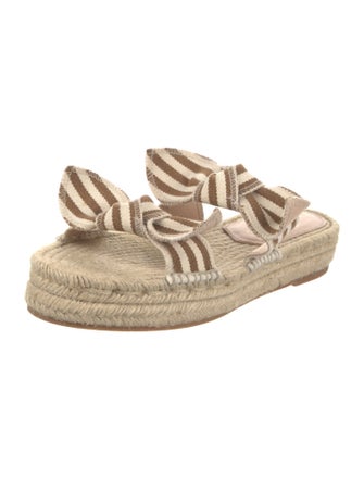 Loeffler Randall Canvas Striped Espadrilles