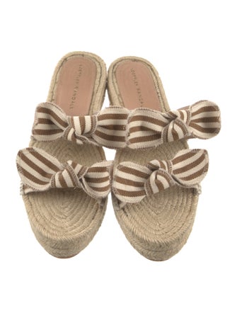 Loeffler Randall Canvas Striped Espadrilles