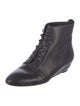 Loeffler Randall Leather Lace-Up Boots