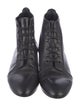 Loeffler Randall Leather Lace-Up Boots