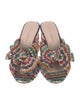 Loeffler Randall Printed Bow Accents Slides
