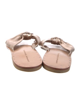 Loeffler Randall Leather Slides