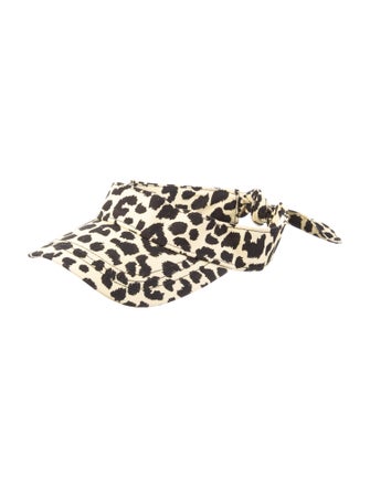 Loeffler Randall Pattern Print Sun Visor Hat