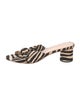 Loeffler Randall Animal Print Slides
