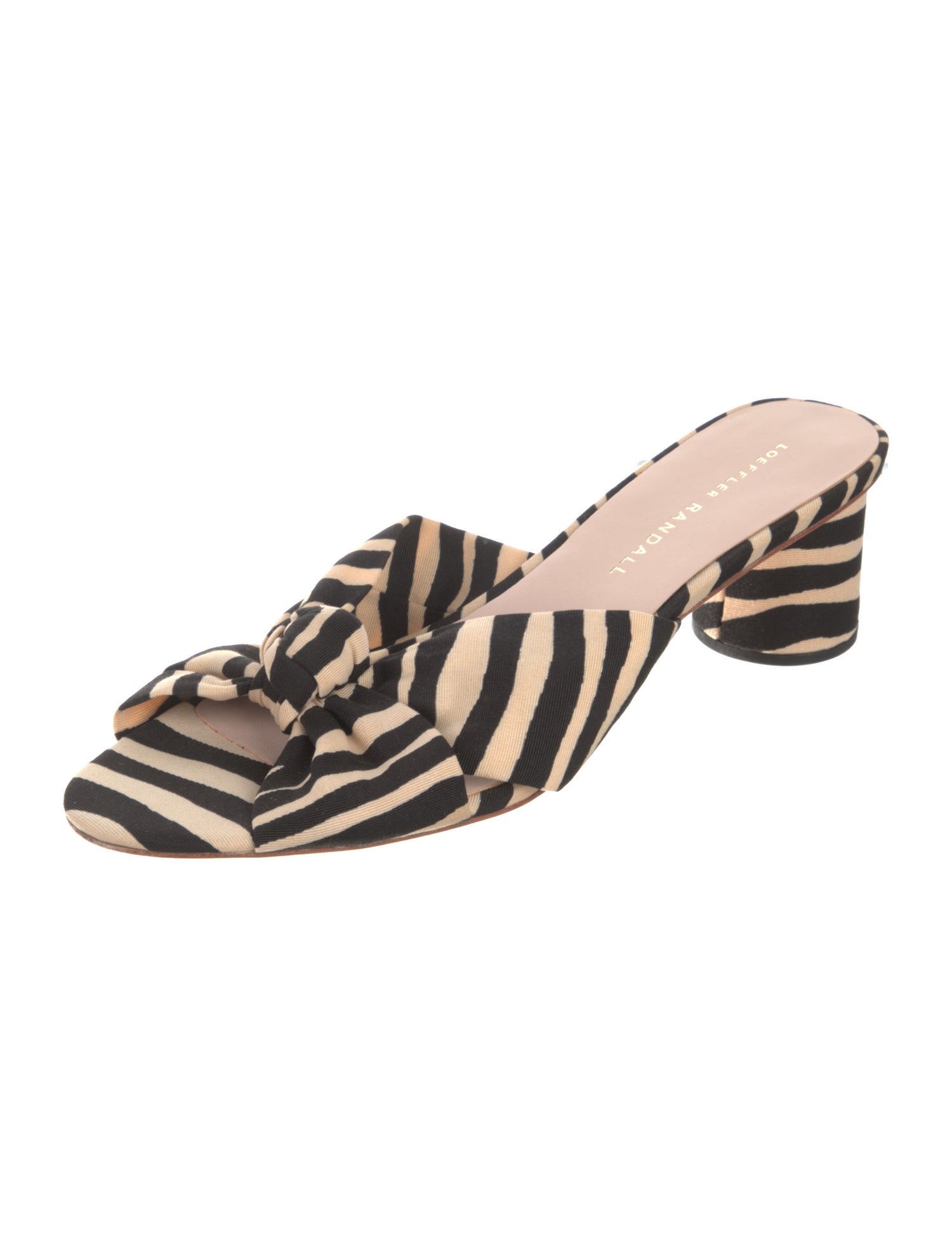 Loeffler Randall Animal Print Slides