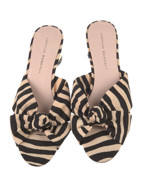 Loeffler Randall Animal Print Slides