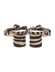 Loeffler Randall Animal Print Slides