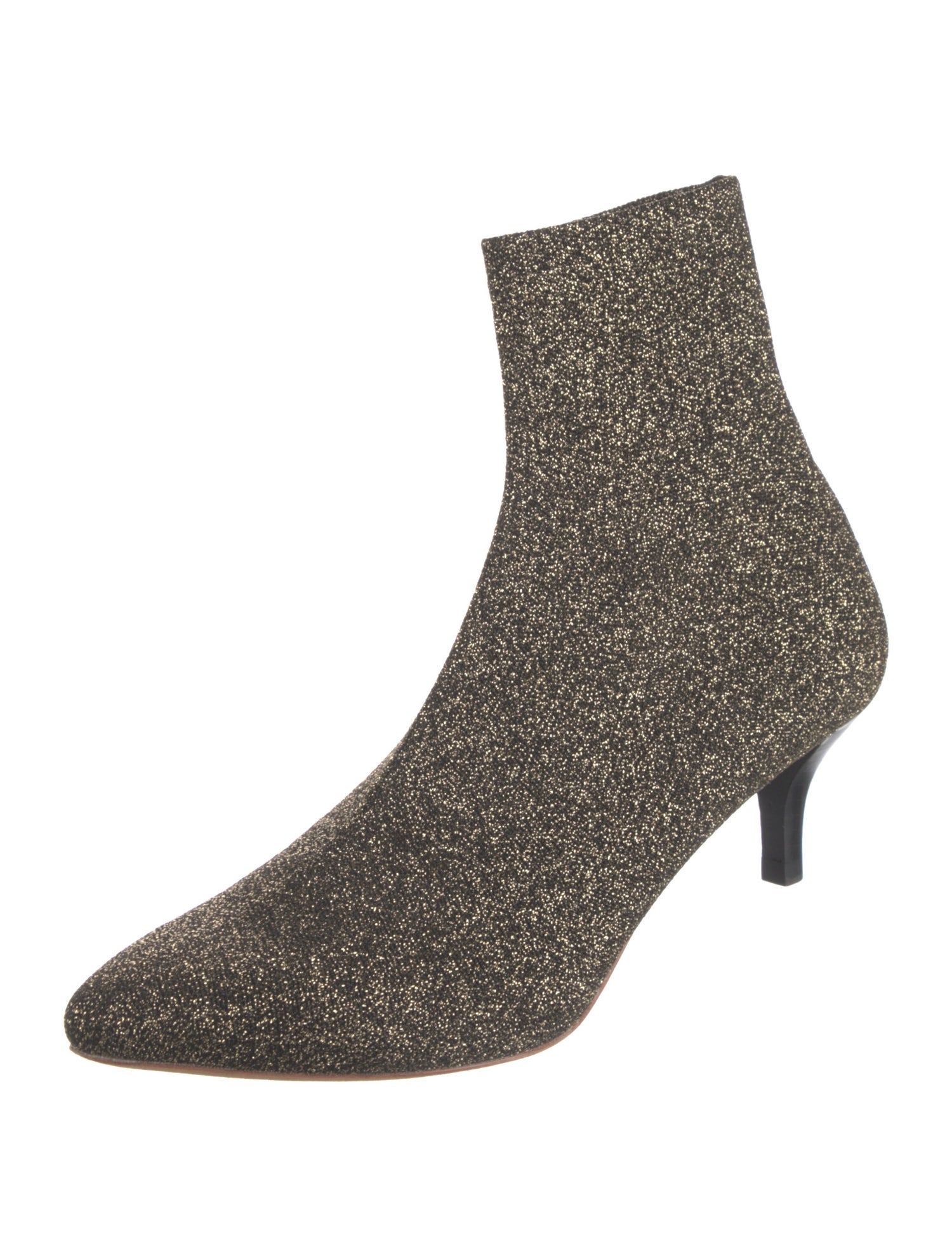 Loeffler Randall Glitter Accents Sock Boots