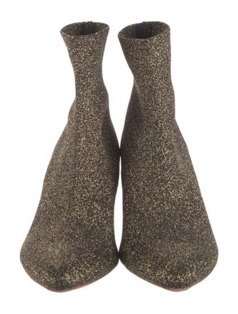 Loeffler Randall Glitter Accents Sock Boots