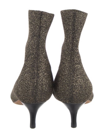 Loeffler Randall Glitter Accents Sock Boots