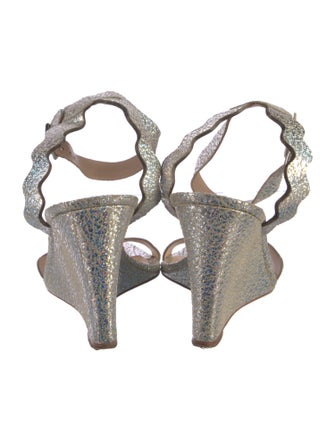 Loeffler Randall Leather Scalloped Accent Espadrilles