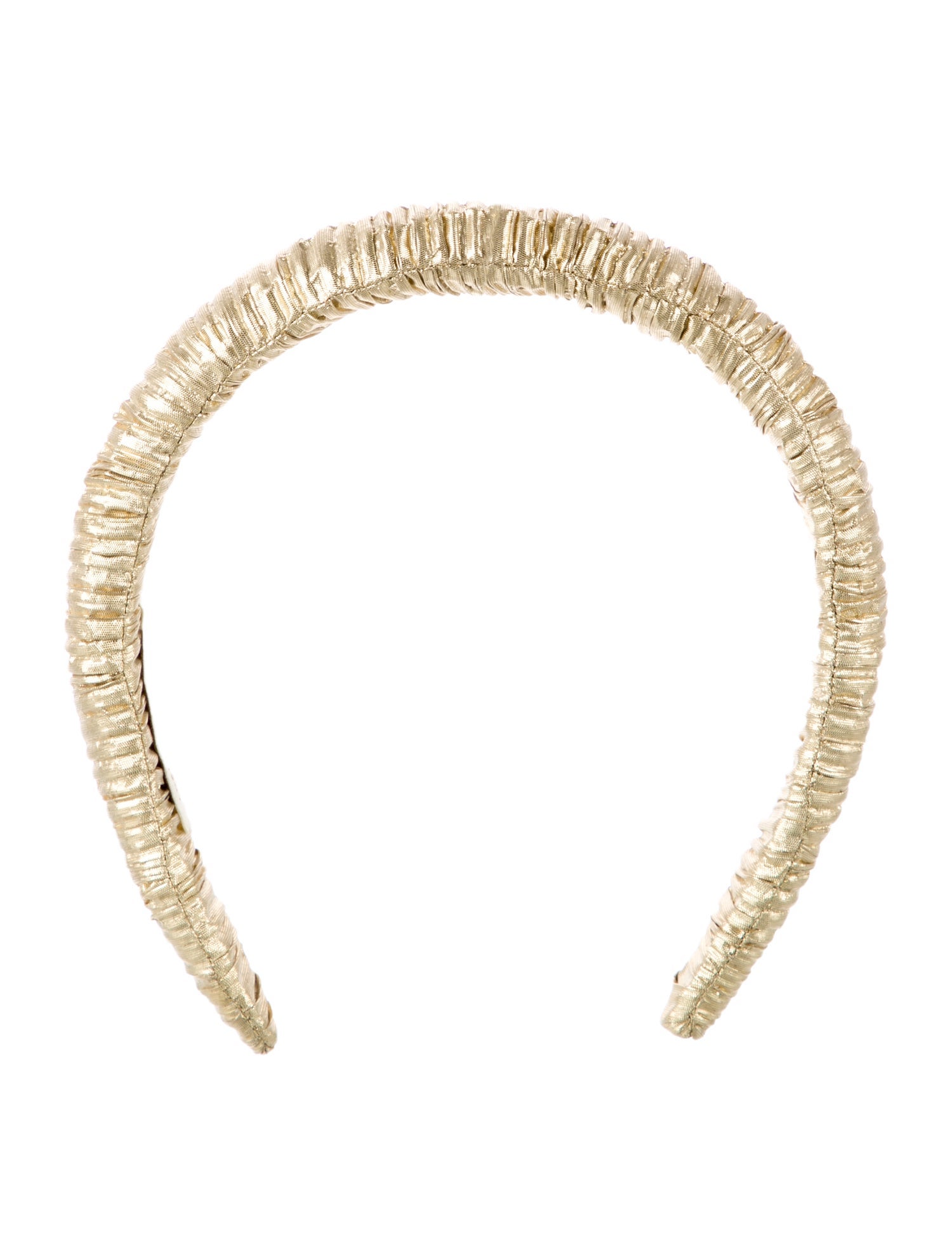 Loeffler Randall Synthetic-Blend Pleated Accent Headband
