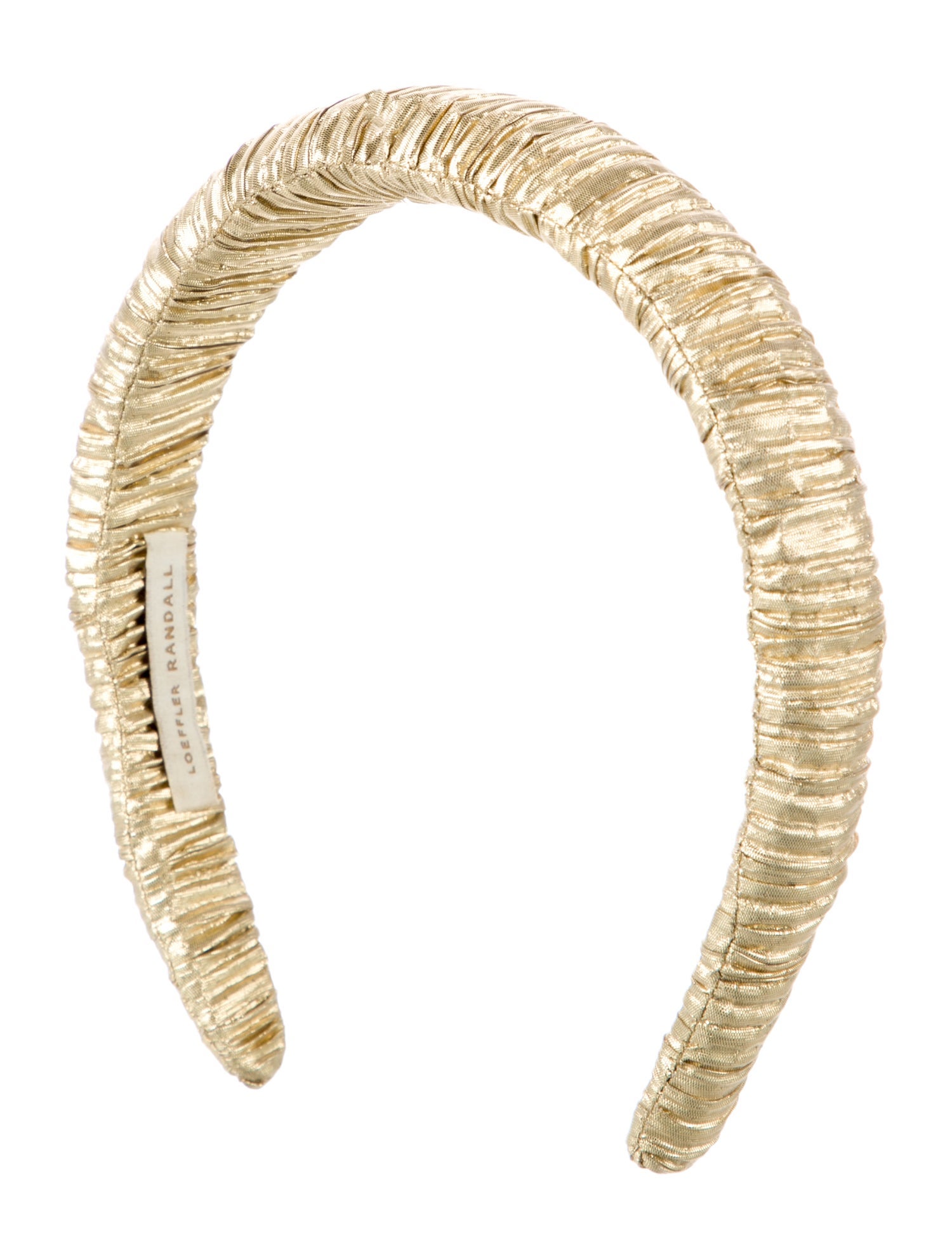 Loeffler Randall Synthetic-Blend Pleated Accent Headband