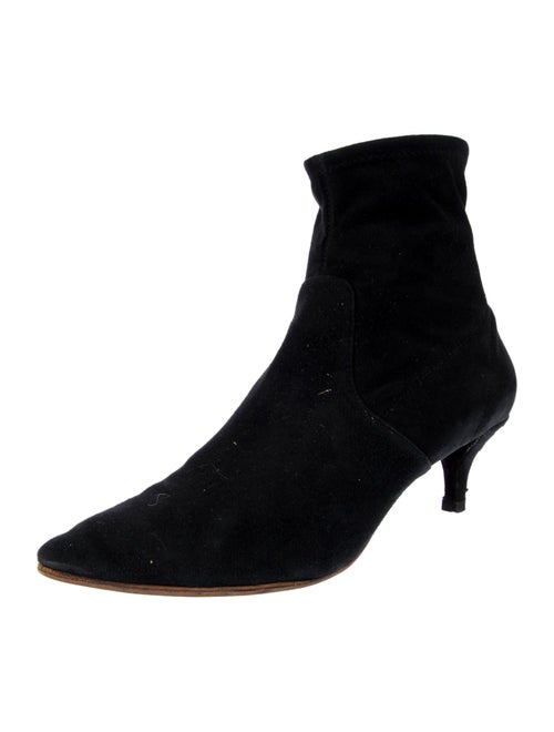 Loeffler Randall Suede Sock Boots