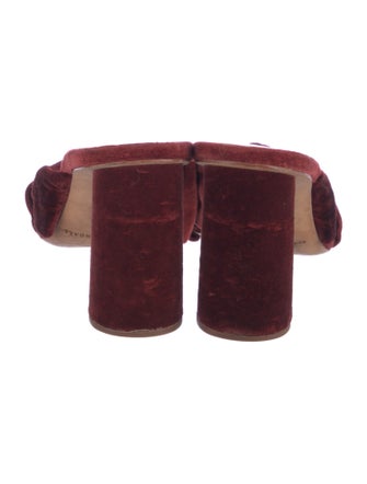 Loeffler Randall Velvet Slides