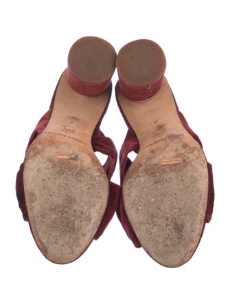 Loeffler Randall Velvet Slides