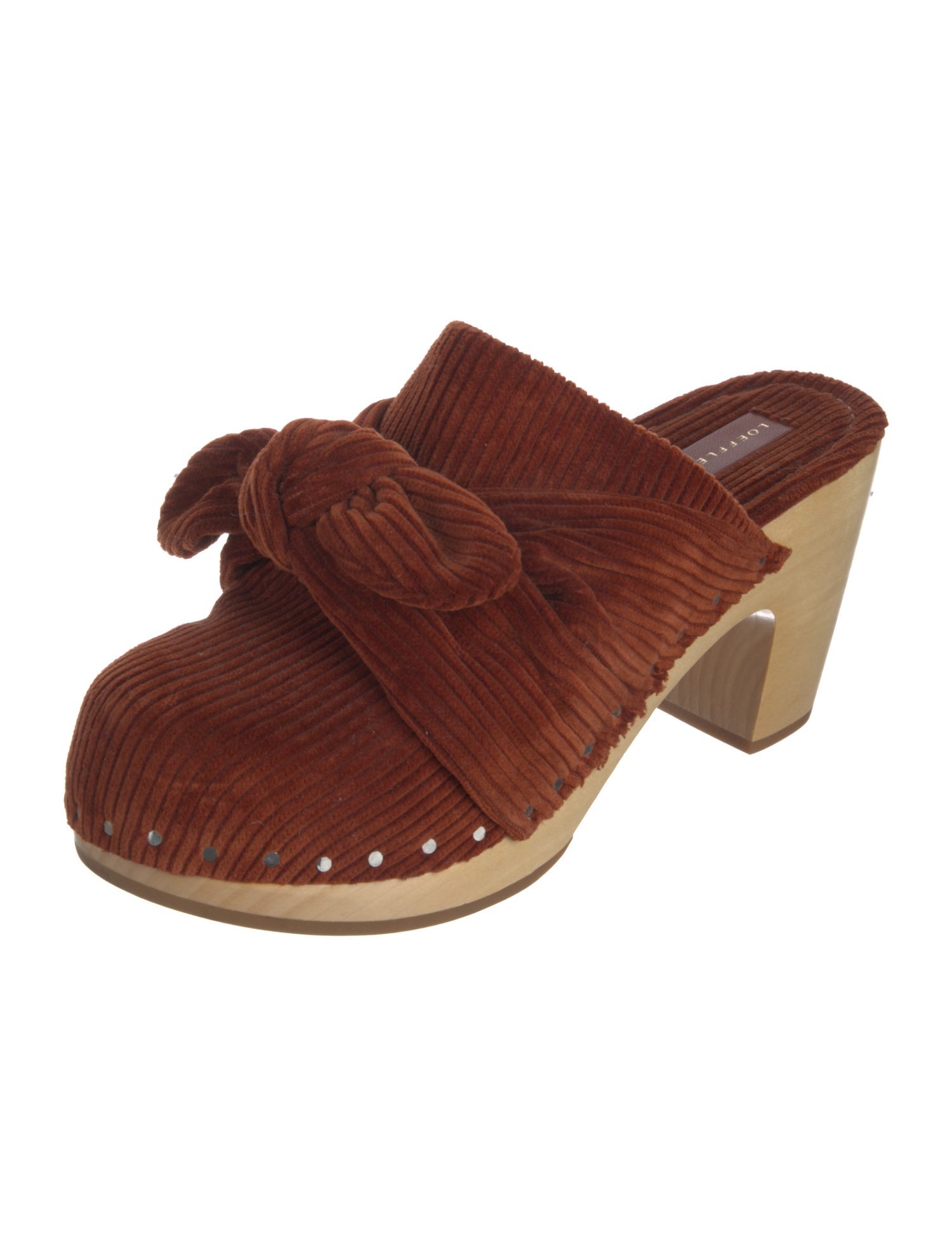 Loeffler Randall Velvet Bow Accents Mules