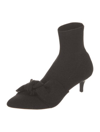 Loeffler Randall Glitter Accents Sock Boots