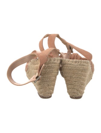 Loeffler Randall Suede Bow Accents Espadrilles