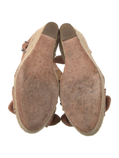 Loeffler Randall Suede Bow Accents Espadrilles