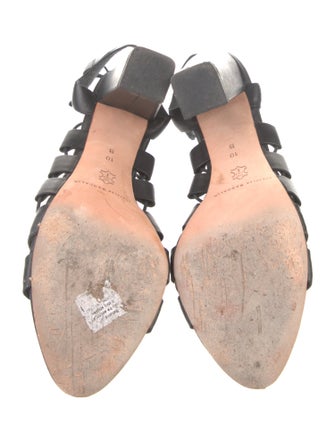 Loeffler Randall Leather Tassel Accents Gladiator Sandals