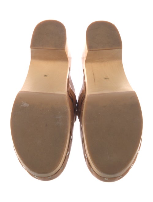 Loeffler Randall Leather Braided Accents Mules