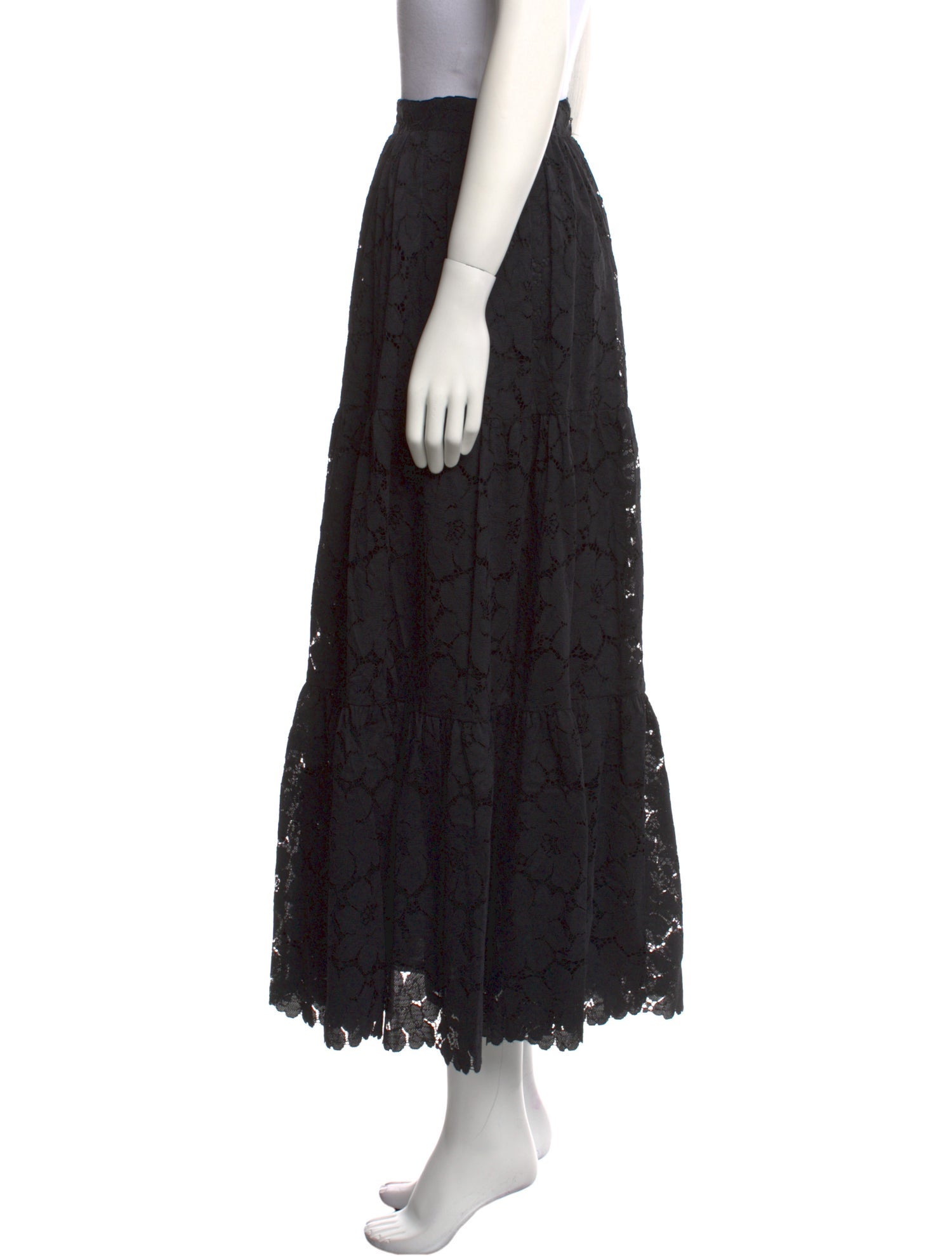 Loeffler Randall Nylon Midi Length Skirt