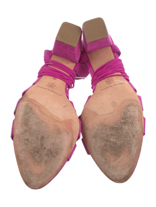 Loeffler Randall Suede Tassel Accents Gladiator Sandals