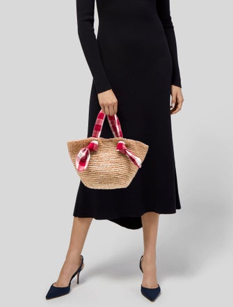 Loeffler Randall Raffia Tote