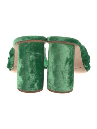 Loeffler Randall Velvet Slides