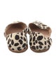 Loeffler Randall Ponyhair Animal Print Slides